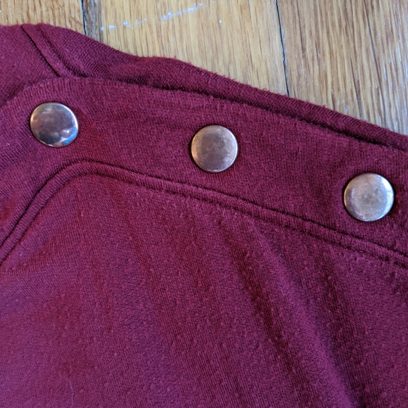 ☀️ Wine Maternity tunic shirt - Picture 4 of 4